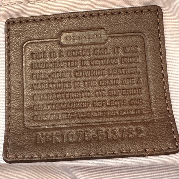 COACH Brown Purse - Picture 8 of 14